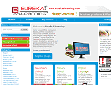 Tablet Screenshot of eurekaelearning.com